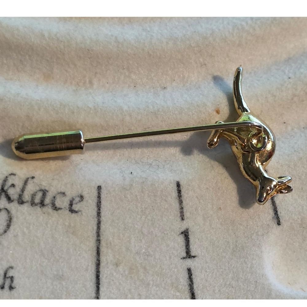 Vintage Australian Opal Kangaroo Pin | Gold Tone‎ Brooch Souvenir 3g - Picture 3 of 6